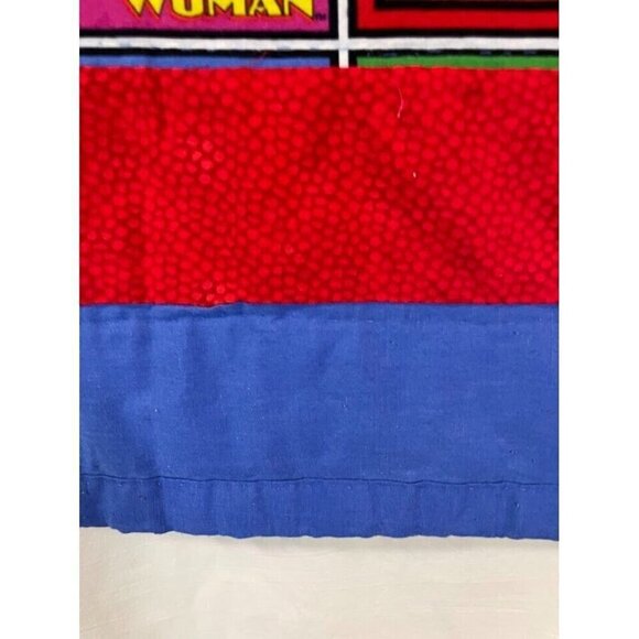 DC Superheroes Comics Cloth Wall Hanging Quilted Nursery Kid's room 29" x 25" - Picture 5 of 6